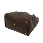 Gucci Vintage Bamboo Leather 2-Way Shoulder Bag Brown — view 8