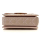 Dior Cannage Jolly Top Handle Bag Small Light Pink Handbag Leather — view 3