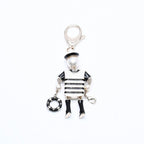 Chanel Key Ring Charm 18A Stamp CC Logo Rhinestone Faux Pearl Resin Key Holder — view 8