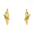 Celine Earrings Knot Hoop Gold