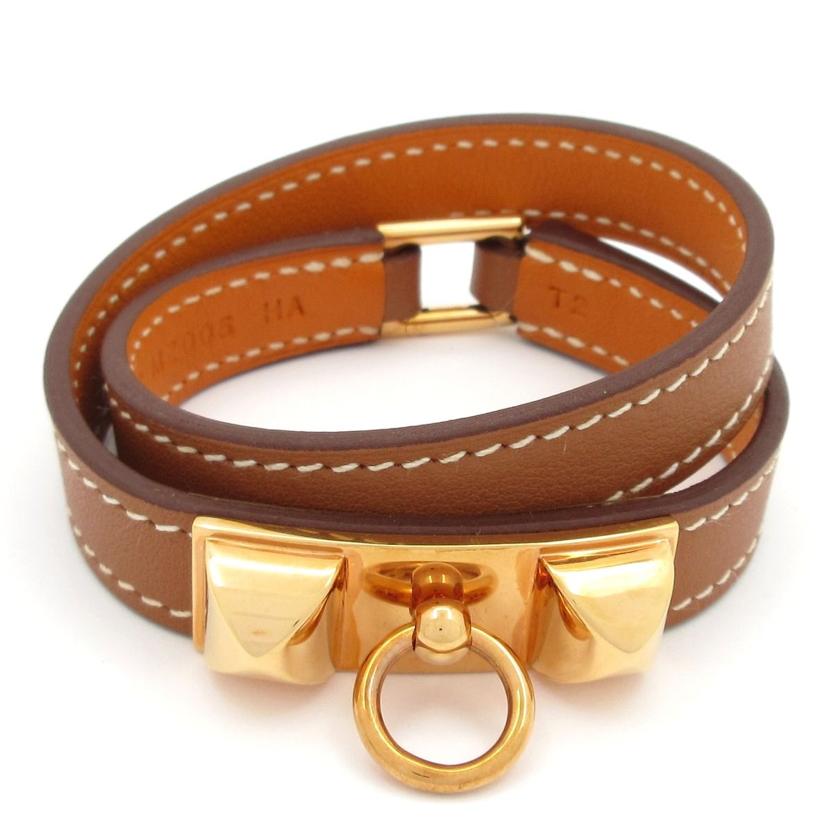 Hermes Bracelet Medor Gold Pink