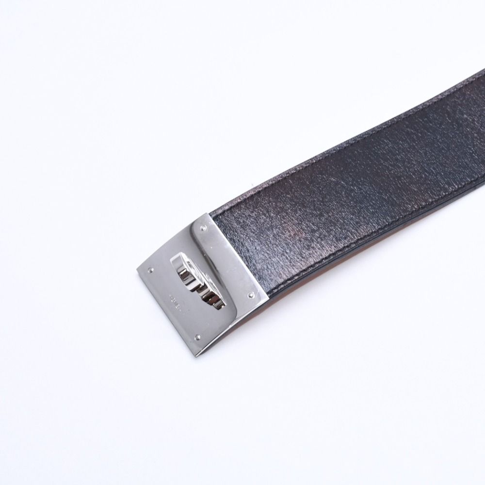 Hermes Kelly Dog Bracelet Black Silver — view 8