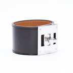 Hermes Kelly Dog Bracelet Black Silver — view 3