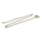 Chanel CC Logo Chain Belt National Flag 03A Silver Multicolor Metal
