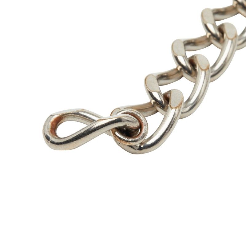 Chanel CC Logo Chain Belt National Flag 03A Silver Multicolor Metal — view 4
