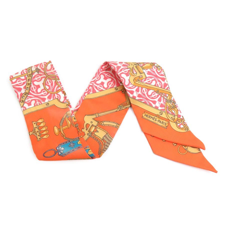 Hermes Scarf Twilly Orange — view 2