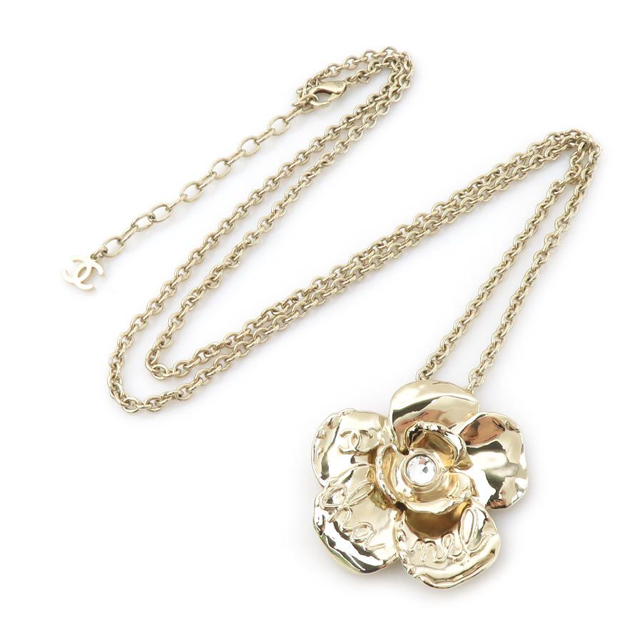 Chanel Necklace Camellia Gold — view 2