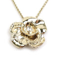Chanel Necklace Camellia Gold