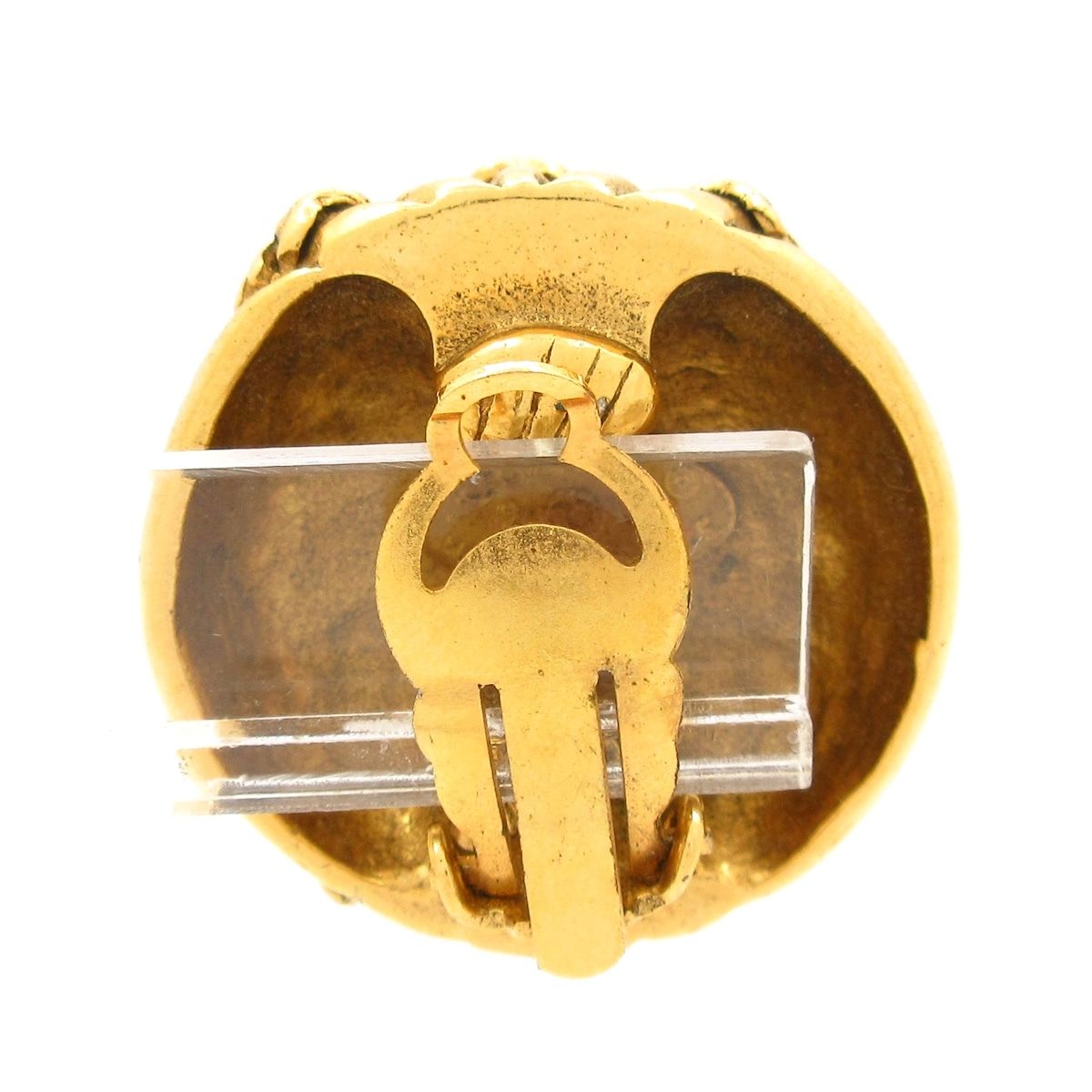 Chanel Earrings CC Logo Gold — view 3