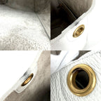 Celine Shoulder Bag Sangle Leather White Gold — view 7