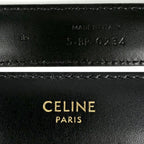 Celine Belt Triomphe Simple 85 Leather Black Gold — view 6