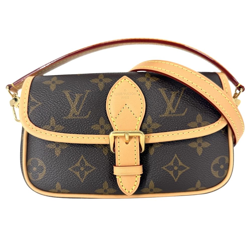 Louis Vuitton 2-Way Nano Diane Mini Bag Shoulder Crossbody Monogram Canvas