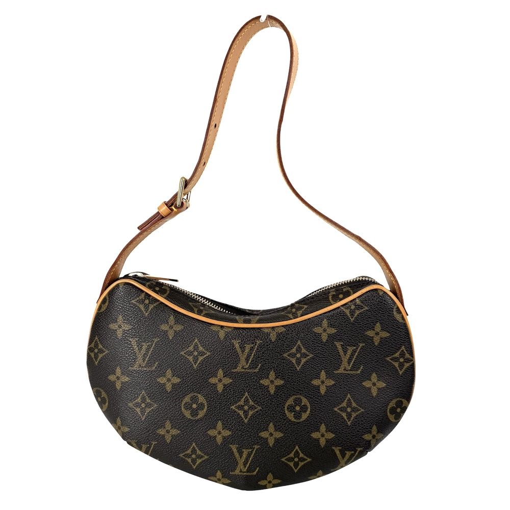 Louis Vuitton Shoulder Bag Pochette Croissant Monogram Canvas Brown Gold