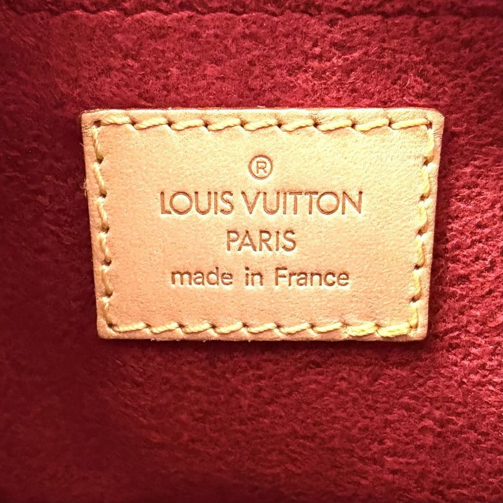 Louis Vuitton Shoulder Bag Pochette Croissant Monogram Canvas Brown Gold — view 5