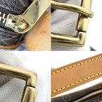 Louis Vuitton Shoulder Bag Pochette Croissant Monogram Canvas Brown Gold — view 6