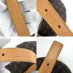 Louis Vuitton Shoulder Bag Pochette Croissant Monogram Canvas Brown Gold — view 7