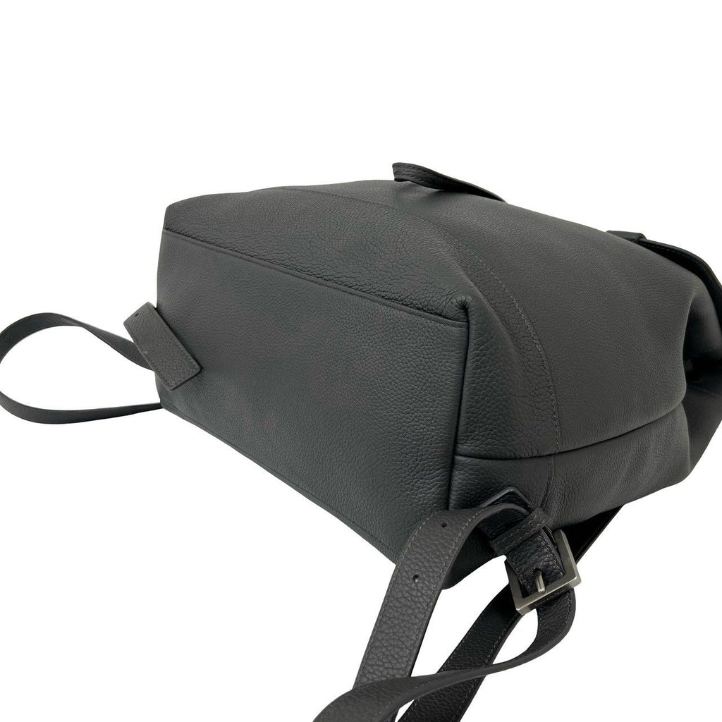 Saint Laurent Paris Sac de Jour Leather Backpack Gray — view 8