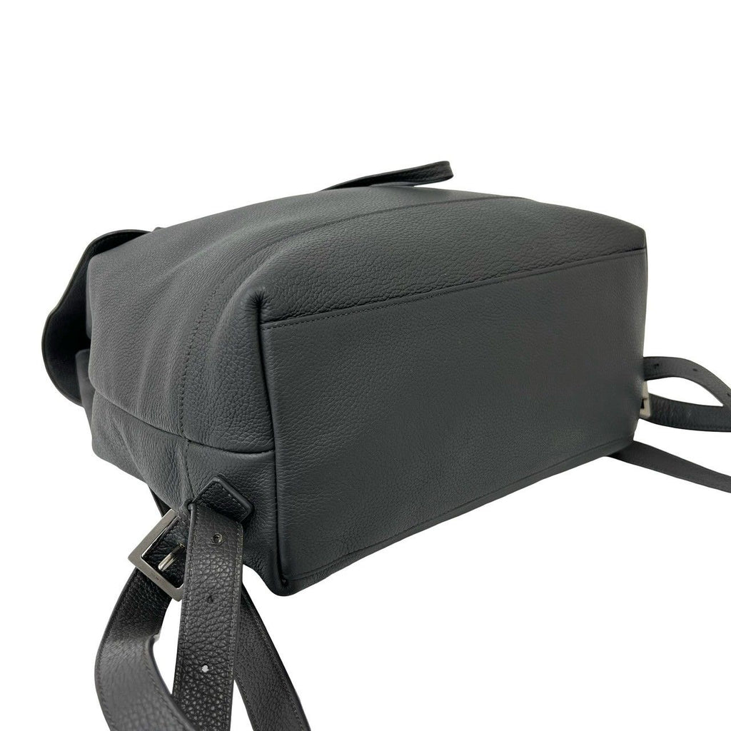 Saint Laurent Paris Sac de Jour Leather Backpack Gray — view 7