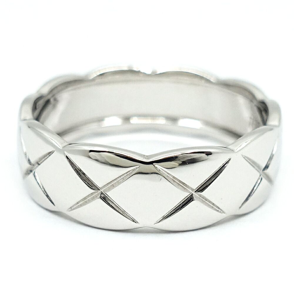 Chanel 18K White Gold Coco Crush Ring Medium Model