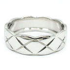 Chanel 18K White Gold Coco Crush Ring Medium Model