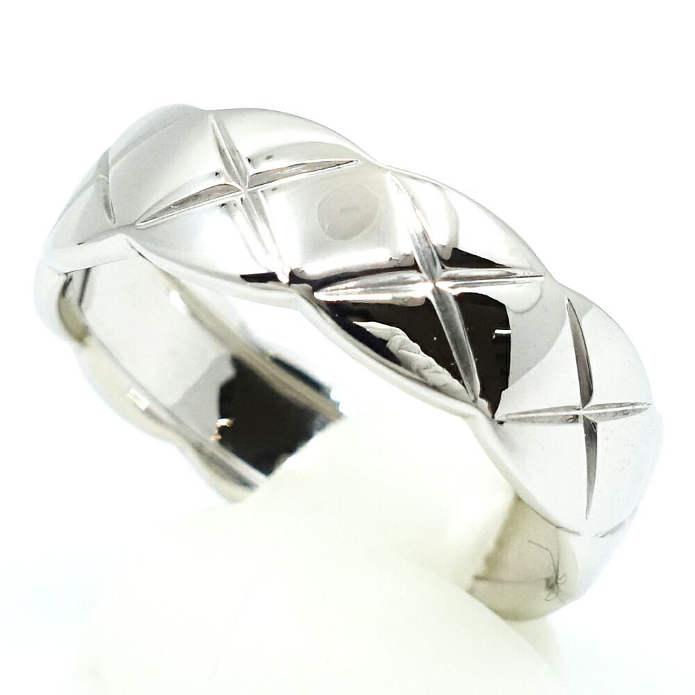 Chanel 18K White Gold Coco Crush Ring Medium Model — view 6