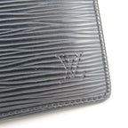 Louis Vuitton Bifold Wallet Portefeuille Marco Epi Leather Noir Compact Simple — view 4
