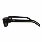 Prada Sunglasses Eyewear Icon Metal Plaque Square Logo Color Lens Black — view 3