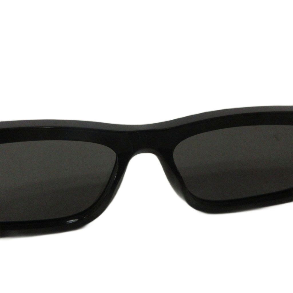 Prada Sunglasses Eyewear Icon Metal Plaque Square Logo Color Lens Black — view 5