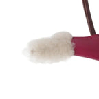 Hermes Buddy Bag Charm Rose Strap Fleece Logo Embossed — view 4