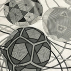 Hermes Scarf Carre 90 White Gray L'art du Temari — view 4