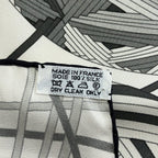 Hermes Scarf Carre 90 White Gray L'art du Temari — view 3