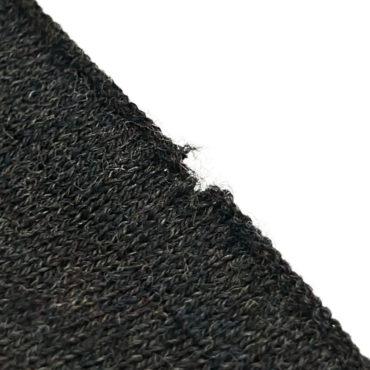 Louis Vuitton Scarf Echarpe Triple Dark Gray Black Bordeaux Wool — view 4