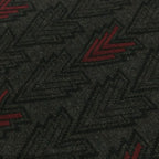 Louis Vuitton Scarf Echarpe Triple Dark Gray Black Bordeaux Wool — view 3