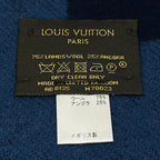 Louis Vuitton Scarf Echarpe Cardiff Blue Wool Angora — view 2