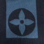 Louis Vuitton Scarf Echarpe Cardiff Blue Wool Angora — view 3