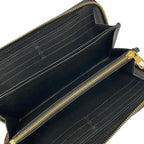 Louis Vuitton Wallet Monogram Empreinte Zippy Noir Leather — view 3