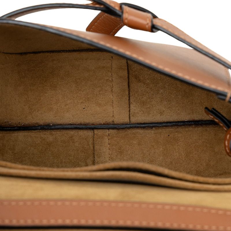 Loewe Gate Crossbody Shoulder Bag Brown Beige Leather — view 4