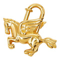 Hermes Pegasus Cadena Padlock Gold Plated