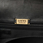 Loewe Anagram Crossbody Shoulder Bag Black Leather — view 5