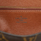 Louis Vuitton Monogram Malesherbes Handbag Brown Leather — view 8