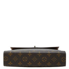 Louis Vuitton Monogram Malesherbes Handbag Brown Leather — view 3