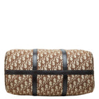 Dior Trotter Boston Bag Beige Brown Canvas Leather — view 3