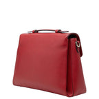 Gucci Interlocking G Chain Shoulder Bag 2-Way Red Leather — view 2