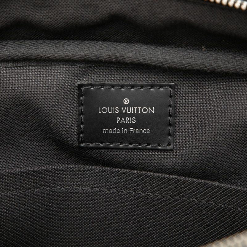Louis Vuitton Damier Graphite Ambler Belt Bag Black Gray Leather — view 5