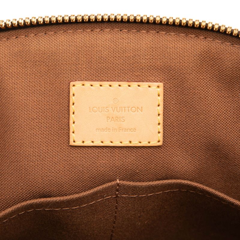Louis Vuitton Monogram Tivoli PM Handbag Brown Leather — view 5
