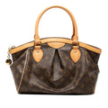 Louis Vuitton Monogram Tivoli PM Handbag Brown Leather