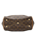 Louis Vuitton Monogram Tivoli PM Handbag Brown Leather — view 3