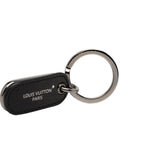 Louis Vuitton Monogram Eclipse LV Signature Chain Key Holder Key Ring Black — view 3