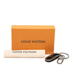 Louis Vuitton Monogram Eclipse LV Signature Chain Key Holder Key Ring Black — view 5