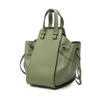Loewe Hammock Mini 2-Way Shoulder Bag Avocado Green Leather — view 2